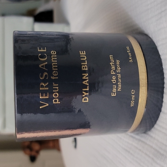 VERSACE POUR FEMME " DYLAN BLUE "3.4 OZ Brand new Sealed gift 🎁 box. - Picture 5 of 5